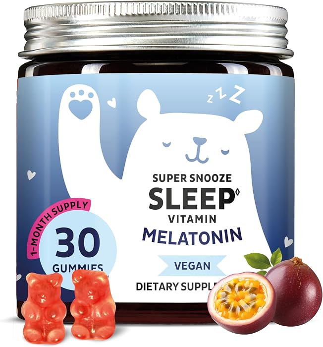 Bears with Benefits Vegan Melatonin 5mg Gummies, Sleep Gummies for Reduced time to Fall Asleep, w... | Amazon (US)