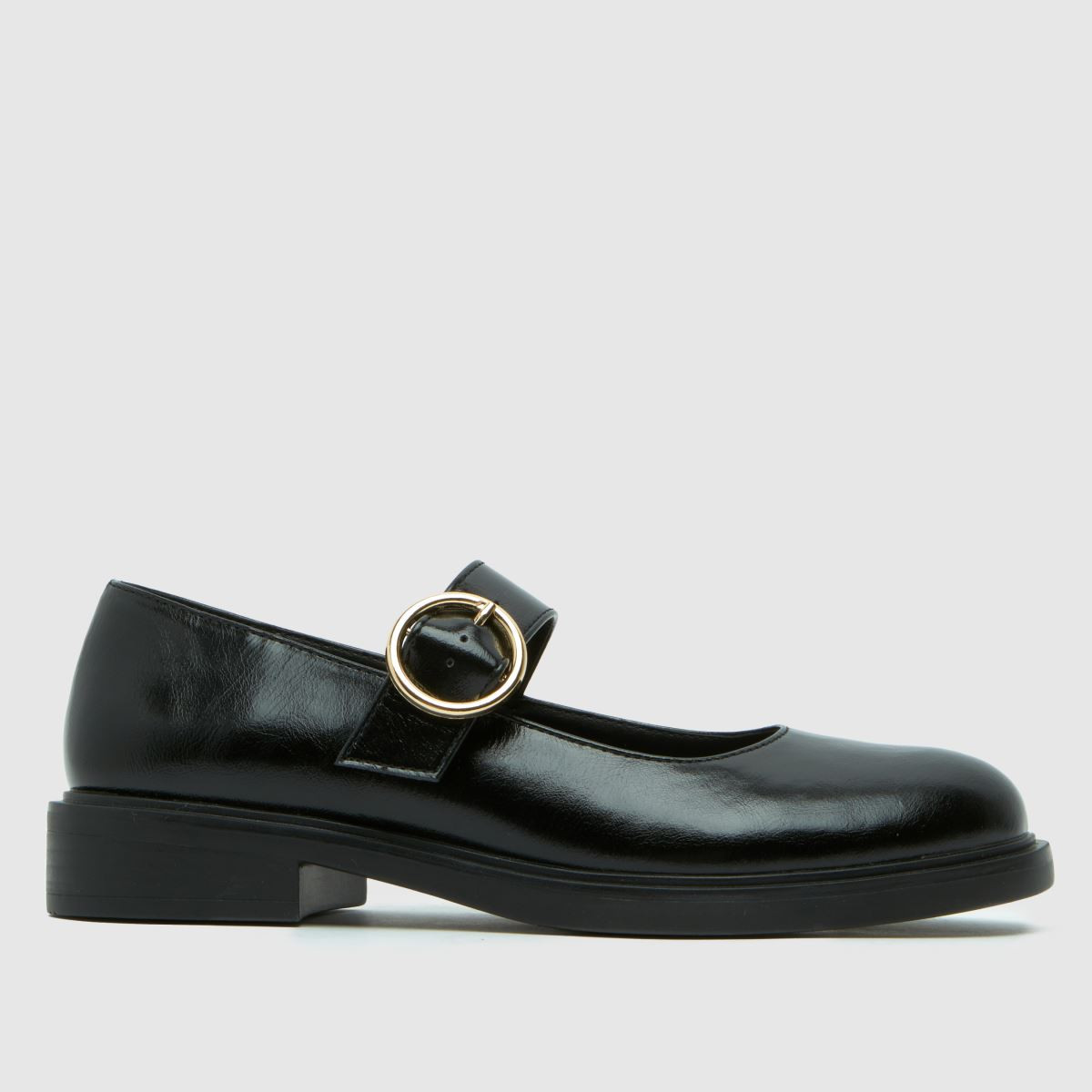 Womens Black schuh Lettie Mary Jane Flat Shoes | schuh | Schuh