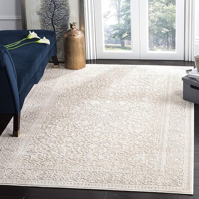 SAFAVIEH Reflection Collection 8' x 10' Beige/Cream RFT670A Vintage Distressed Area Rug | Amazon (US)