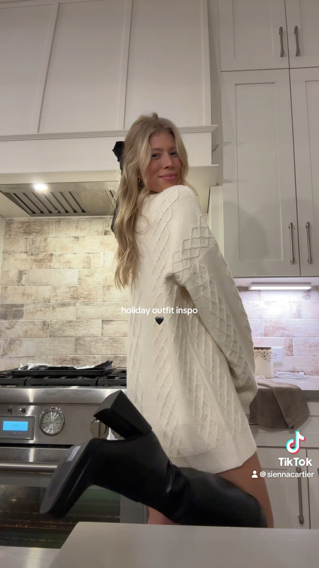 holiday outfit inspo! i wore this to thanksgiving last year and it was so comfy & cute at the same time! i have some more affordable dress options linked as well :) #LTKVideo

#LTKSeasonal #LTKHoliday