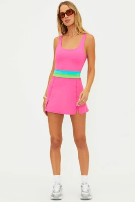 Remi Dress Strawberry Ice Colorblock Matte | Beach Riot