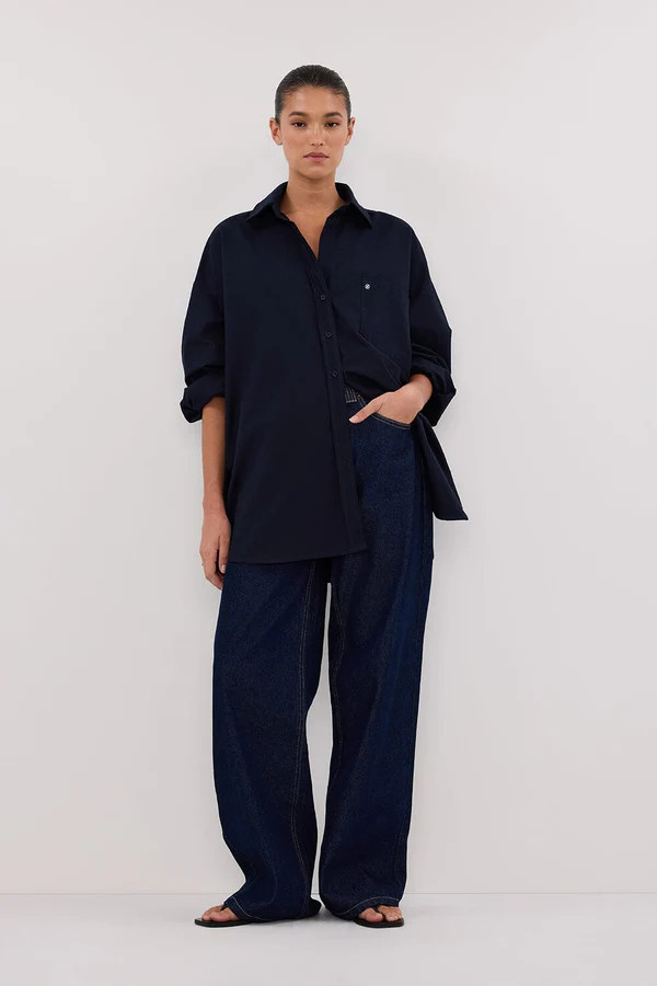 RHEA INK OVERSIZED COTTON SHIRT | DISSH