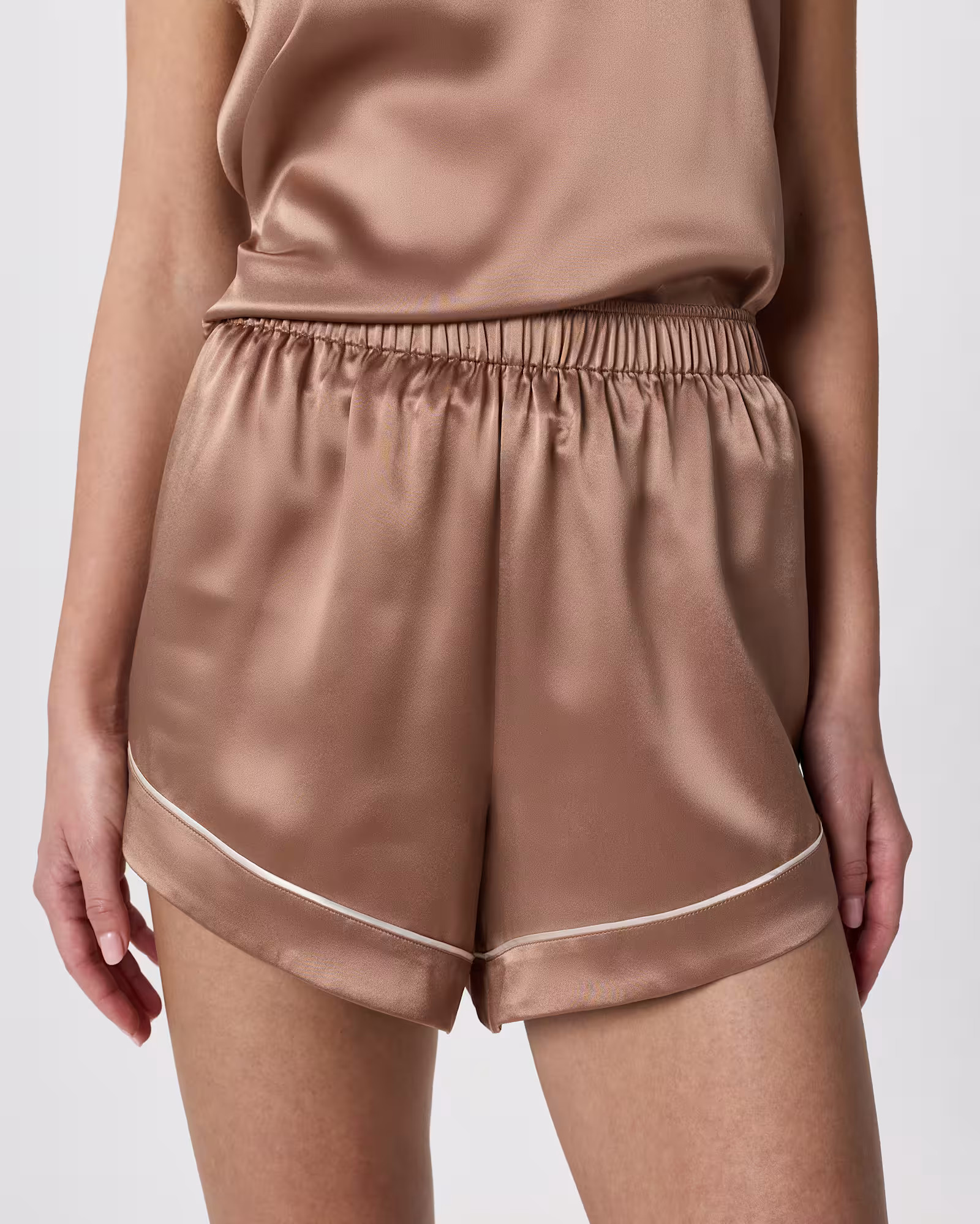 100% Washable Silk Satin Pajama Shorts | Quince