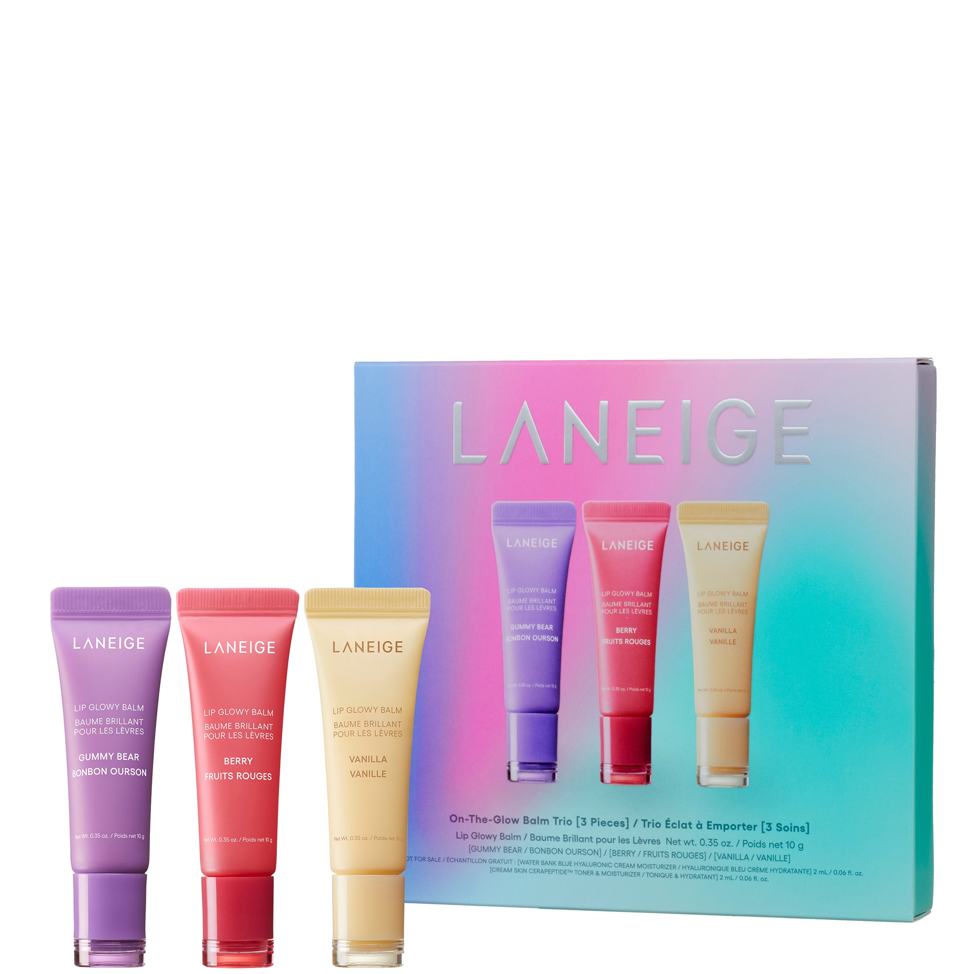 LANEIGE On-The-Glow Balm Trio | Cult Beauty