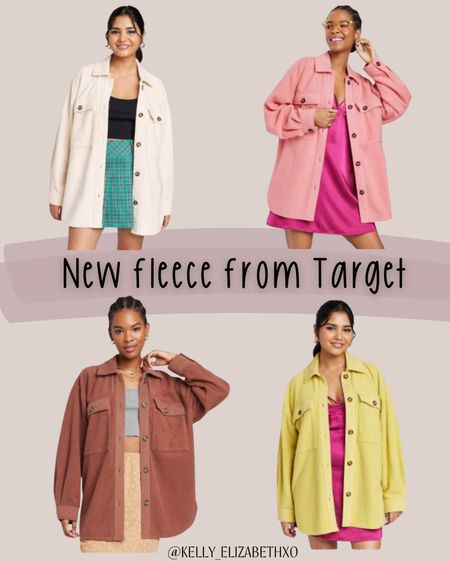 New fleece jacket from Target! 

#target #targetfashion #targetfinds #fleecejacket #shacket #jacket

#LTKcurves #LTKstyletip #LTKSeasonal
