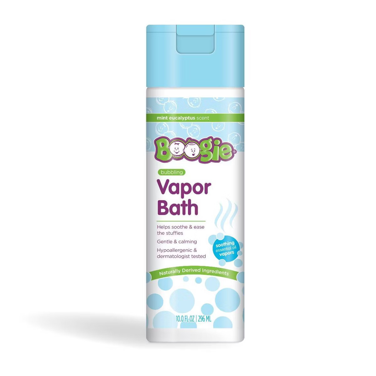 Boogie Vapor Soothing Minty Eucalyptus Bubble Bath - 10 fl oz | Target