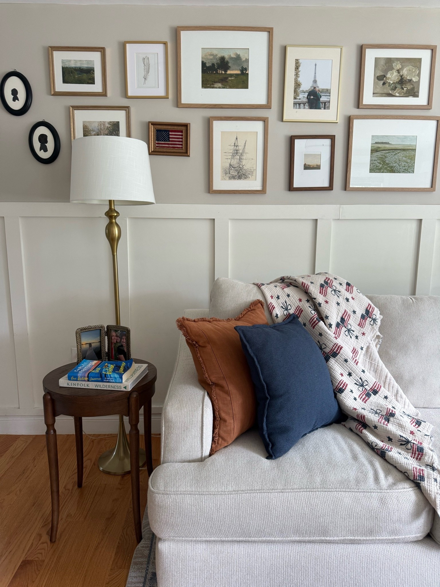 Love this little lamp and side table it competed this side of the sofa!

#LTKHome #LTKSeasonal