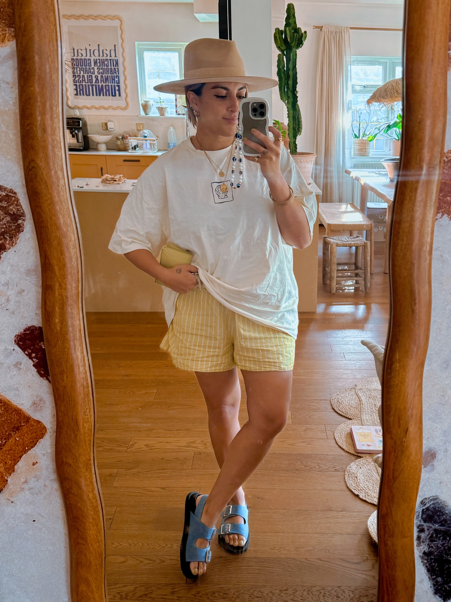 Striped shorts oversized tshirt summer style 

#LTKsummer #LTKuk #LTKmidsize