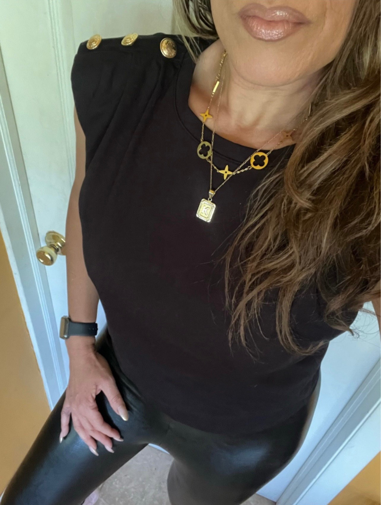 Spanx sale! My favorite faux leather leggings are 20% off! Use code LTKSPANX for 20% off! I also own the new fleece lined faux leather leggings in M Tall. Both regular and tall are long enough for my legs. I’m 5’10” for reference. LTK Spring Sale @spanx #LaidbackLuxeLife

Leggings: M (and I own the M Tall too)

Hey Beautiful! Feel free to comment on this post if you have any questions! 🫶🏽

Follow me for more fashion finds, beauty faves, lifestyle, home decor, sales and more! So glad you’re here!! XO, Karma

#LTKSaleAlert #LTKSpringSale #LTKStyleTip