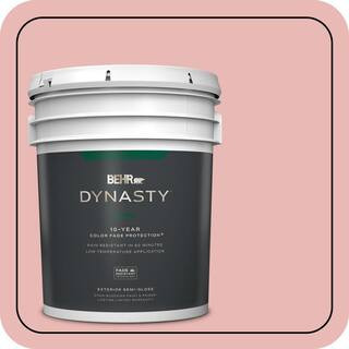 5 gal. #MQ4-04 Noble Blush Semi-Gloss Exterior Stain-Blocking Paint & Primer | The Home Depot