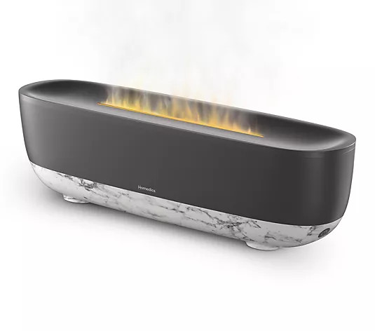 HoMedics Fireside Plus 0.47 Gal Top Fill Ultrasonic Humidifier | QVC