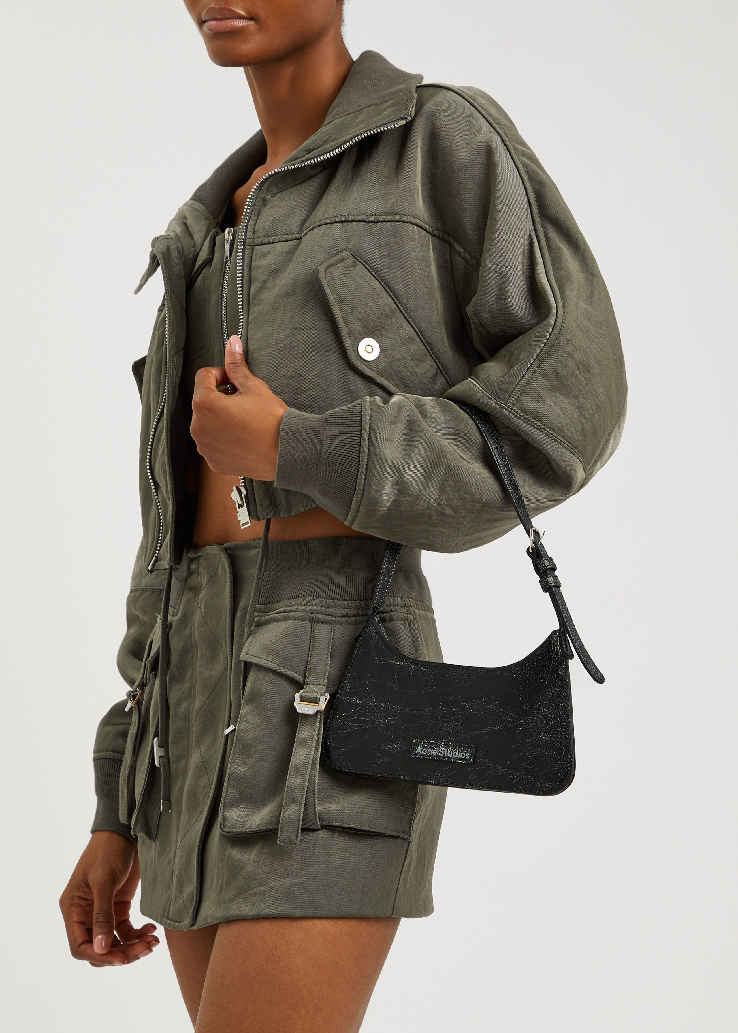 Platt micro leather shoulder bag | Harvey Nichols (Global)