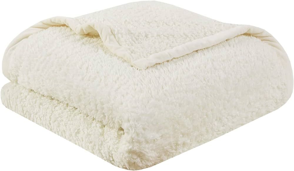 Woolrich Burlington Berber Blanket Super Soft, Cozy Lightweight Cover with Luxrurious Velvet Bind... | Amazon (US)