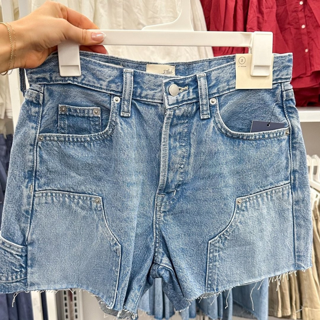 Women's 90's Baggy Painter Jeans Shorts - Universal Thread™ Medium Wash 00 | Target