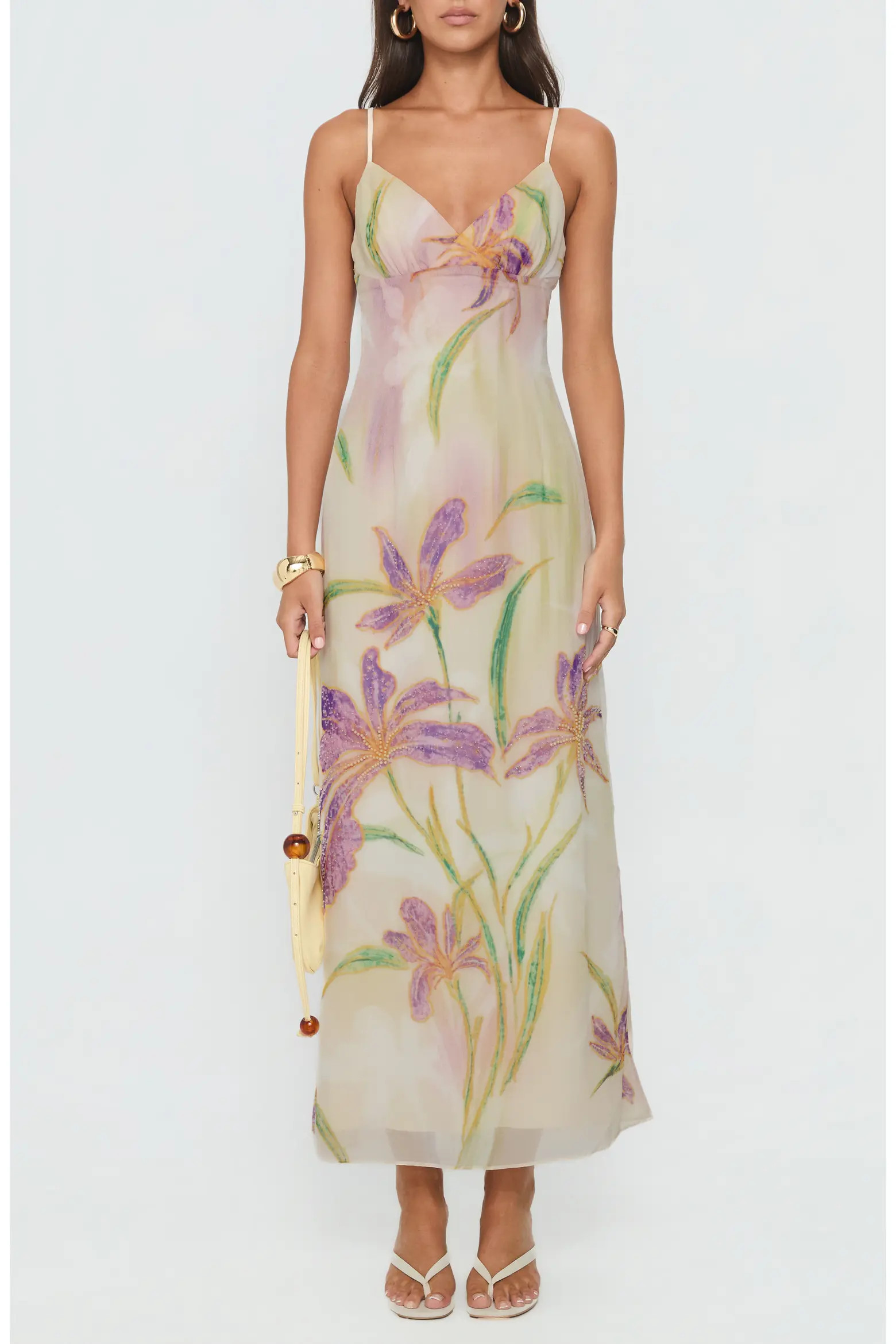 Princess Polly Isakaia Floral Beaded Maxi Dress (Women) | Nordstrom | Nordstrom