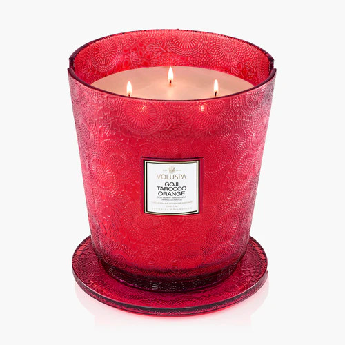Goji Tarocco Orange - 5 Wick Hearth Candle | Voluspa