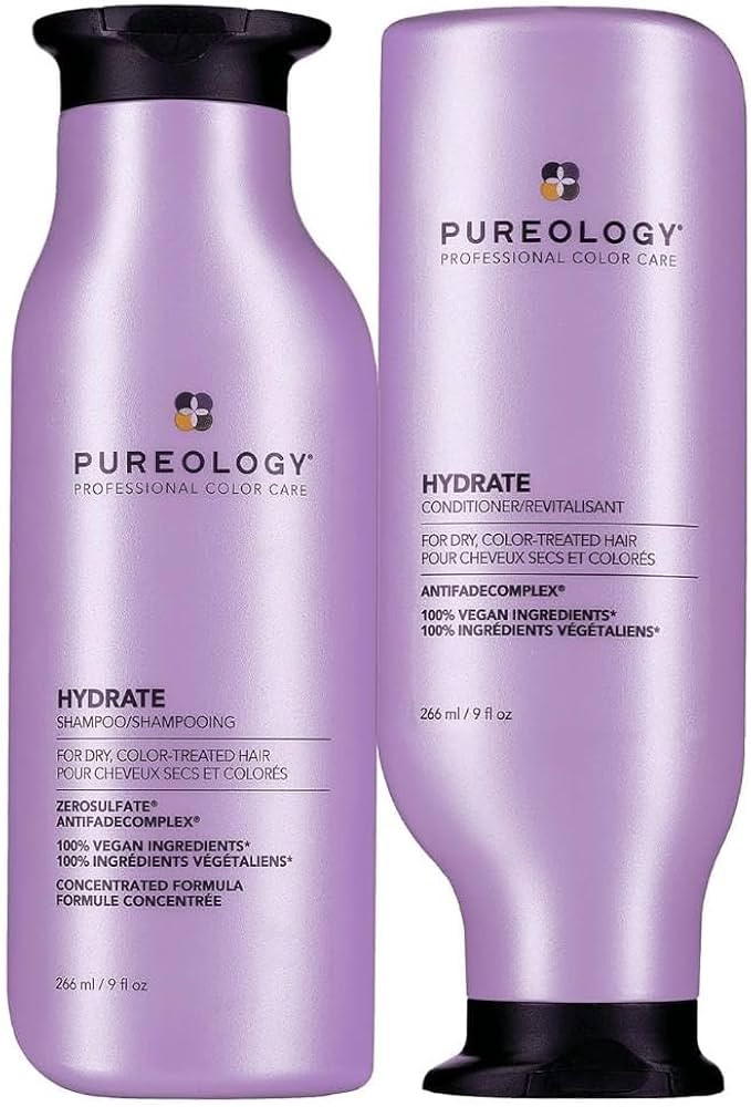 Pureology Hydrate Moisturizing Shampoo & Conditioner Set - For Medium to Thick Dry and Color Trea... | Amazon (US)