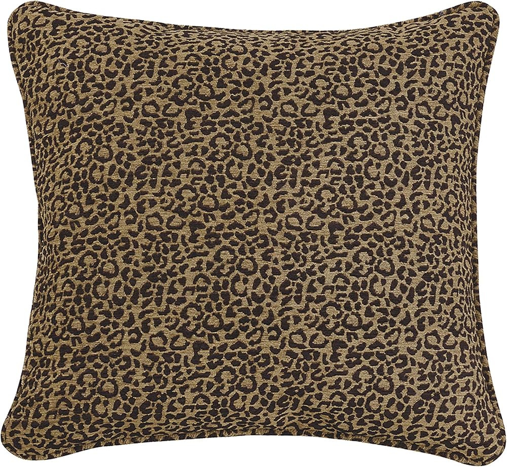Paseo Road by HiEnd Accents | San Angelo Euro Sham, 27x27 inch, Leopard Print Western Rustic Trad... | Amazon (US)