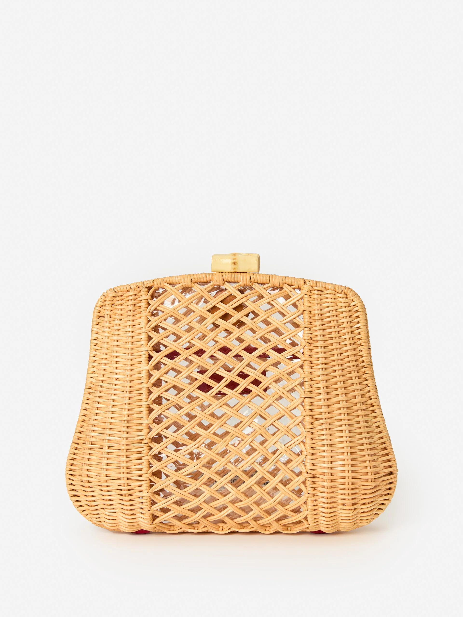 Cosi Wicker Clutch | J.McLaughlin