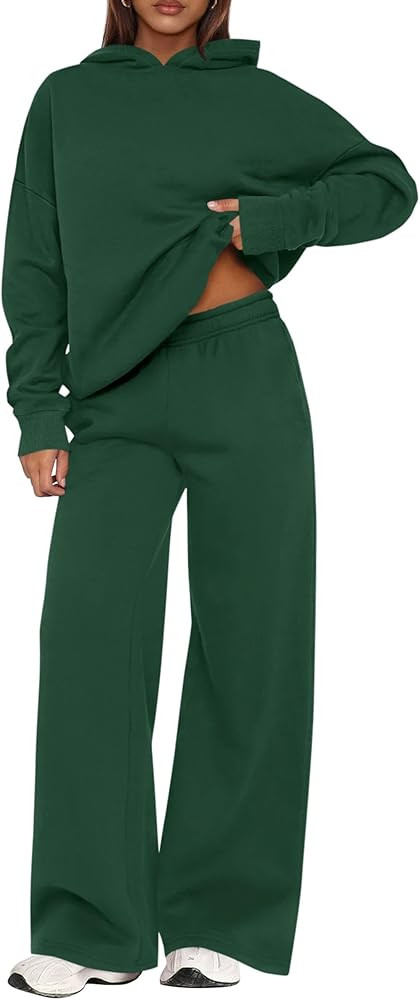 PRETTYGARDEN Womens Sweatsuits 2 Piece Set Sweatpants Tracksuit | Amazon (US)