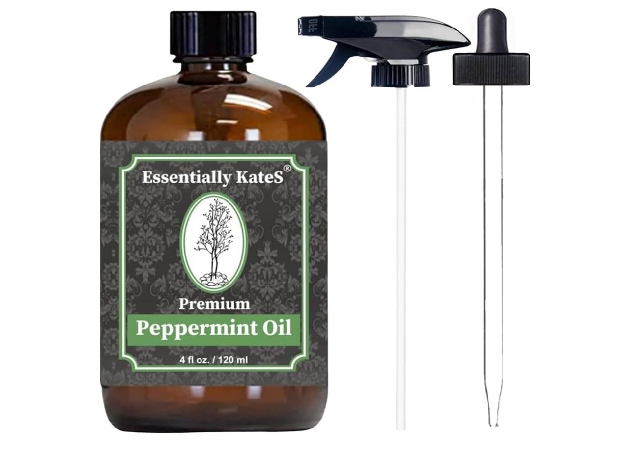 Highly rated pure peppermint oil with a sprayer + dropper! 4.5 stars ⭐️ out of 14,000+ reviews! 

#LTKSeasonal #LTKFamily #LTKHome
