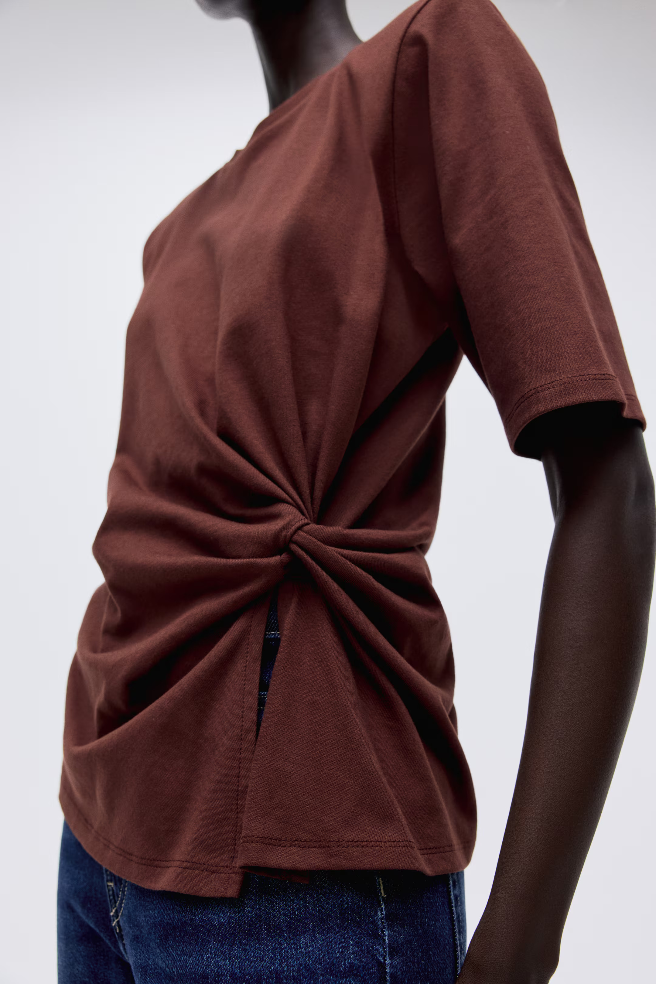 Twist-Detail T-Shirt | H&M (US + CA)