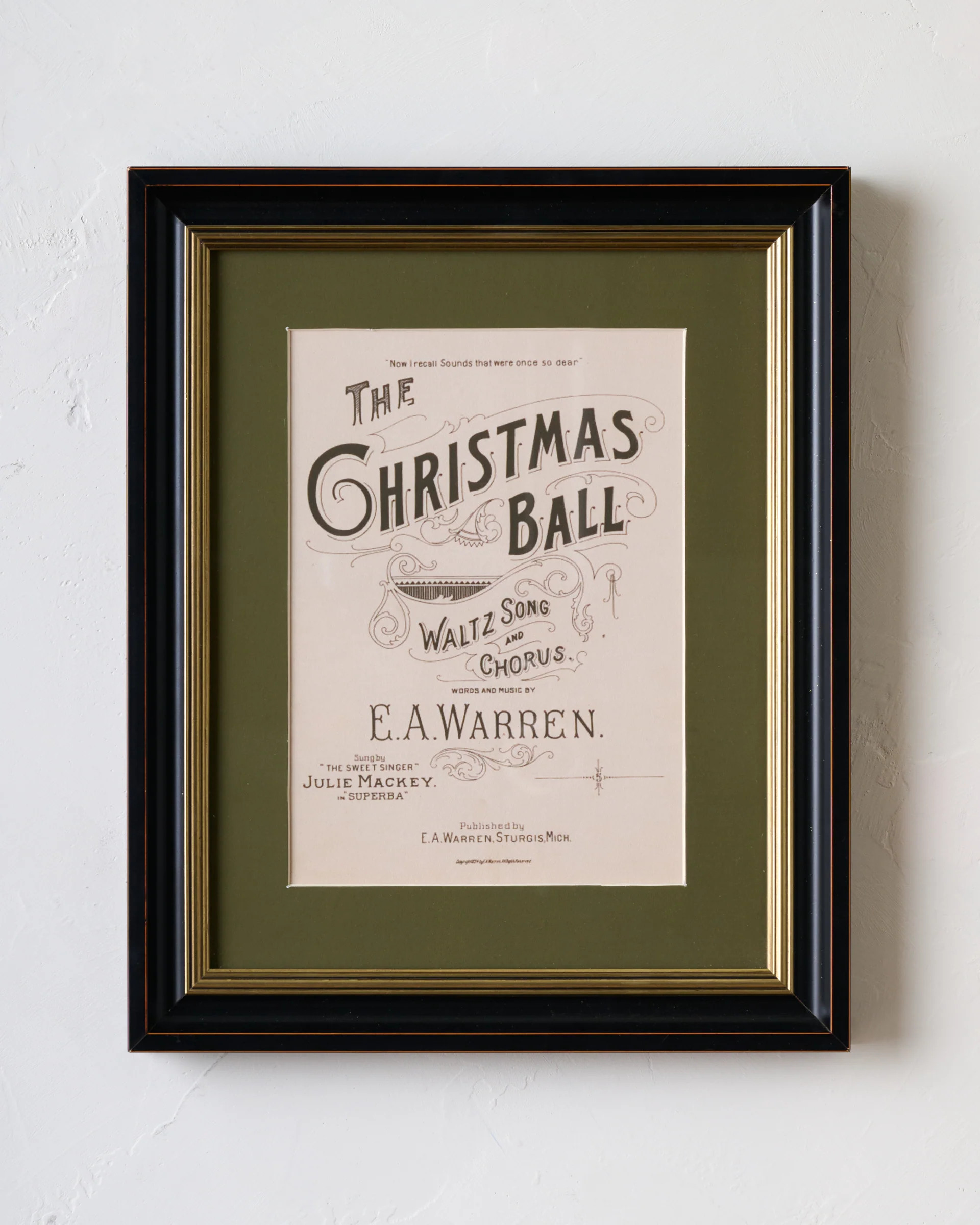 The Christmas Ball Framed Print | Magnolia