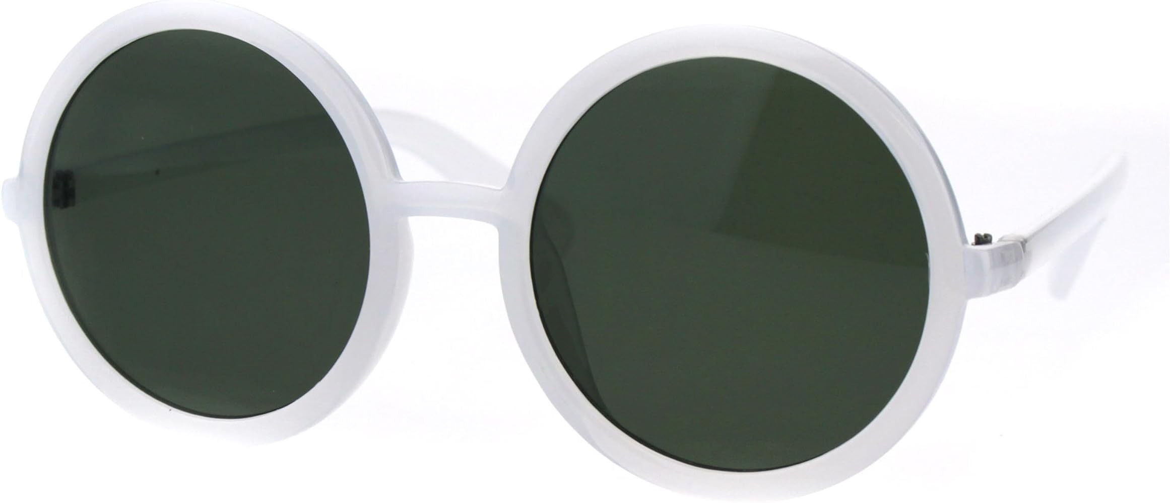 Womens Wizard Round Circle Lens Plastic Mod Fashion Sunglasses | Amazon (US)