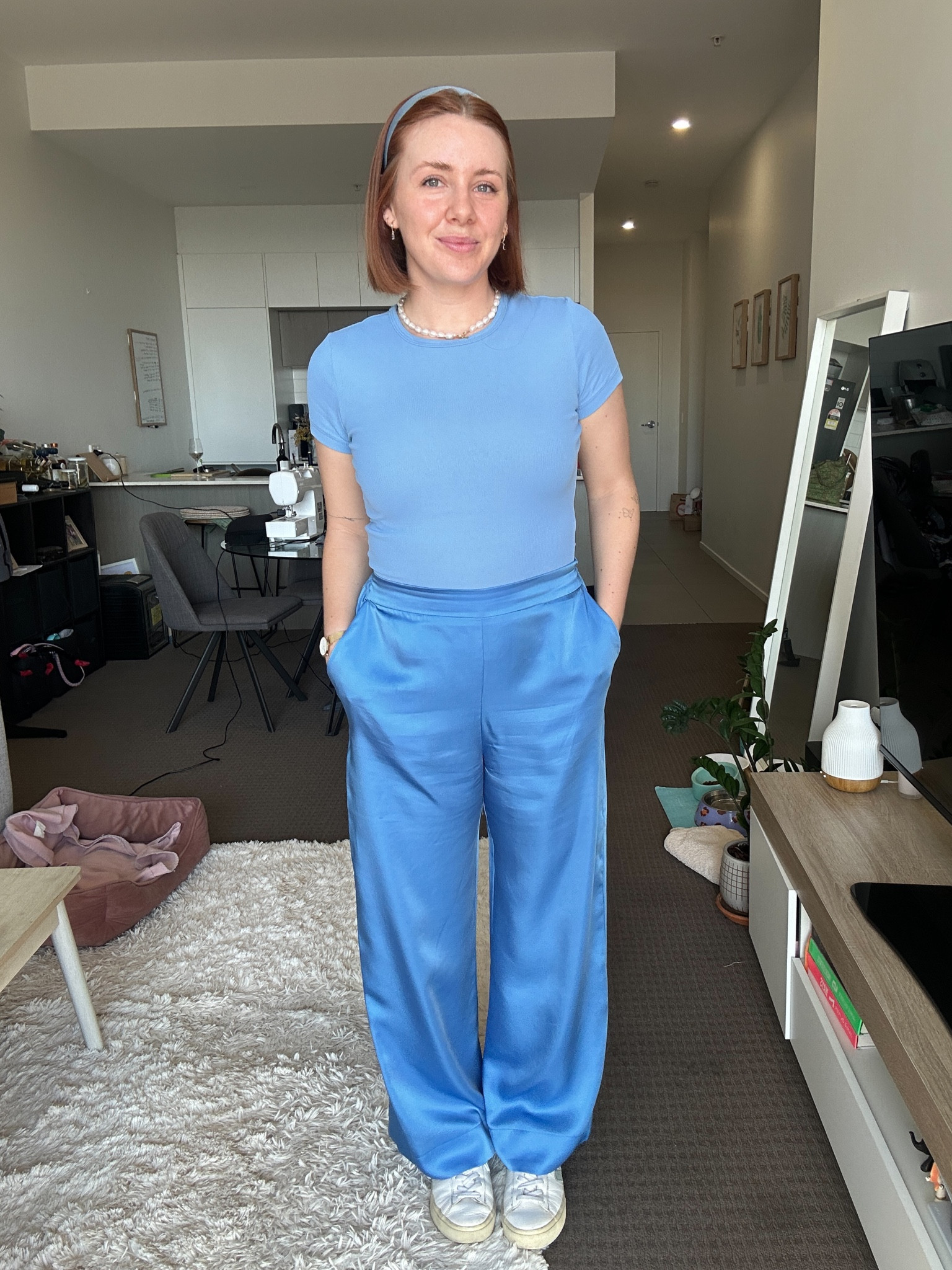 Monochrome outfit for work - mixing materials and casual/dressy styles

#LTKaustralia #LTKworkwear #LTKstyletip