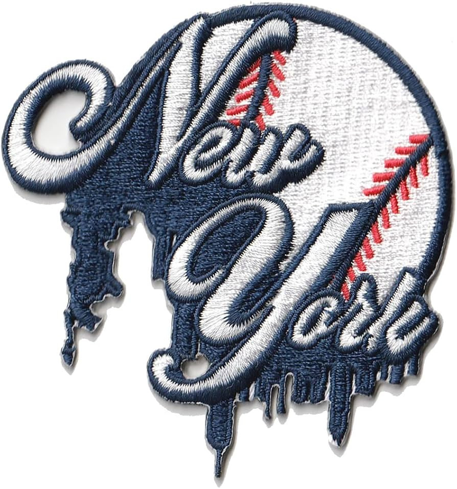 Smc Store City of New York Baseball Logo Patch Embroidery Baseball Fan Favorite Team Iron On Sew ... | Amazon (US)