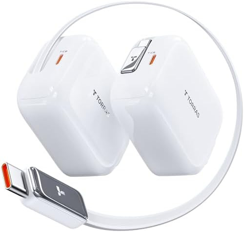 TORRAS FlexLine 67W Retractable USB C Charger Block,for Samsung Galaxy S26 Ultra Charger Fast Cha... | Amazon (US)