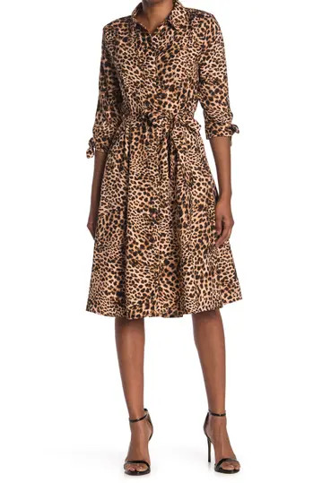 Animal Print Shirtdress | Nordstrom Rack