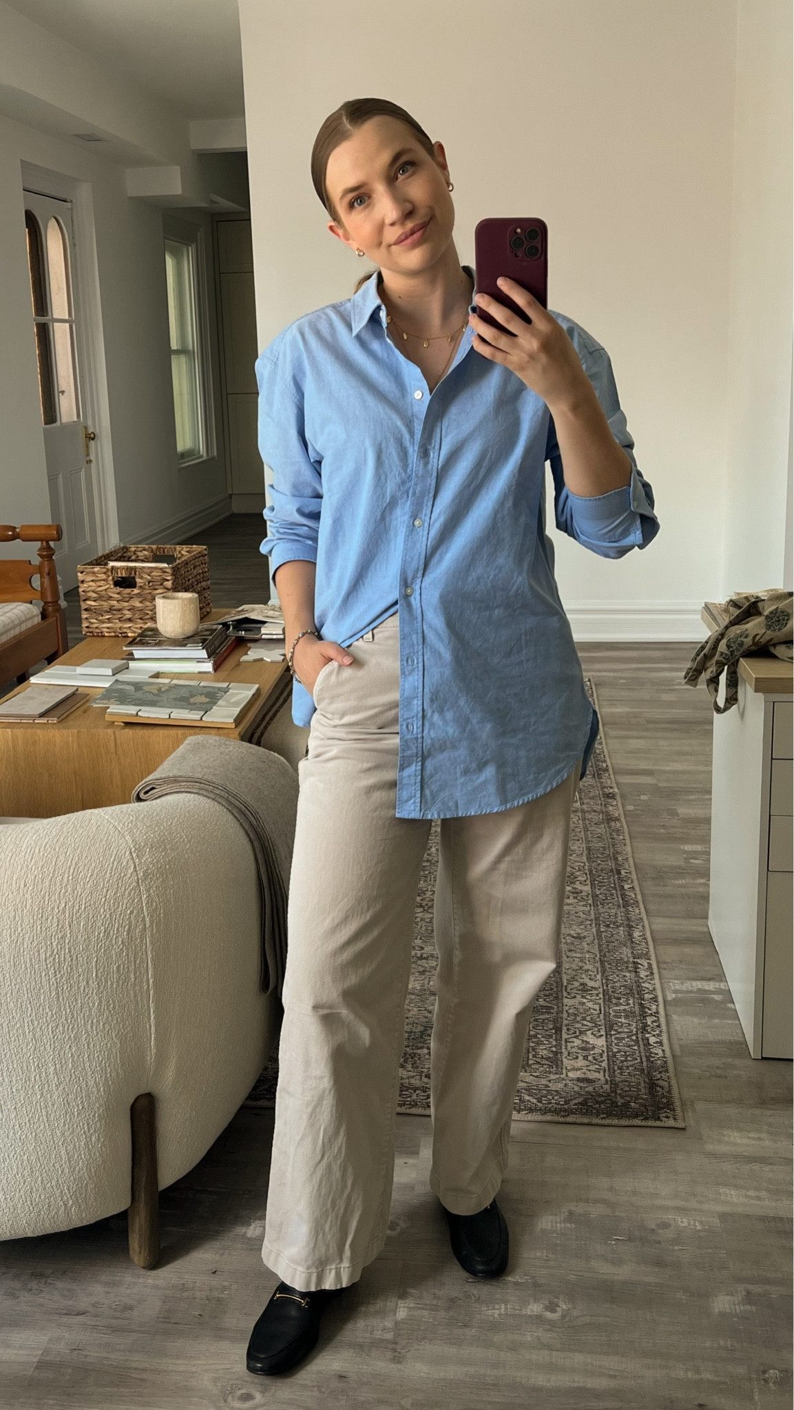 Workwear, Women’s work outfits, summer work outfits, summer closet, work pants, work shirts, work shoes, summer outfits, blue shirt, summer casual outfit. 

#LTKworkwear 
#LTKsummer

#LTKstyletip #LTKworkwear #LTKsummer