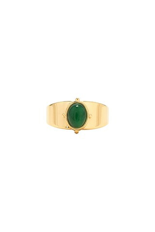petit moments Domo Ring in Green from Revolve.com | Revolve Clothing (Global)