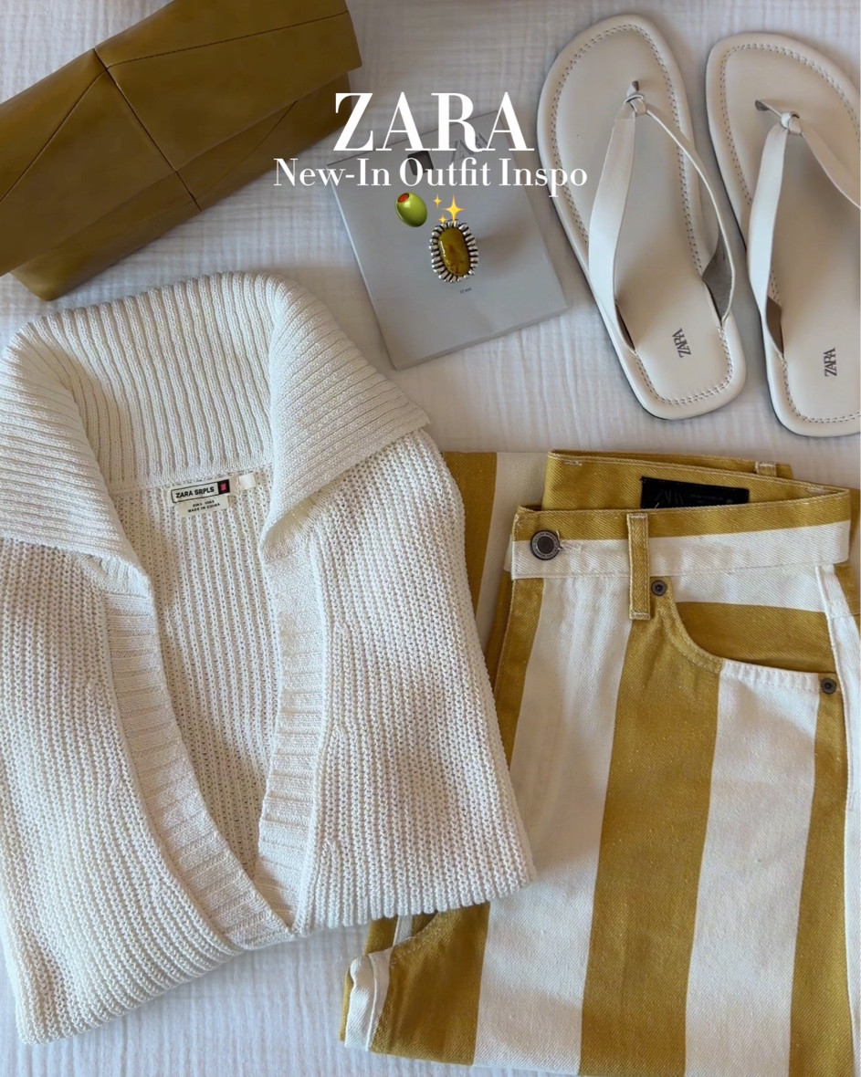 ZARA NEW-IN OUTFIT INSPO 🫒✨ I’m obsessed with these jeans! The color is so nice- this mustard yellow is the perfect color for fall 😍 🍃 the knit shirt is also super comfortable & not itchy! Which is always very important for me. I’m wearing size EU34 in the jeans and size S in the knit shirt! 🙌🏻
I’m 1,70m for reference 🙋🏼‍♀️

#LTKFashionMonth #LTKstyletip #LTKautumn