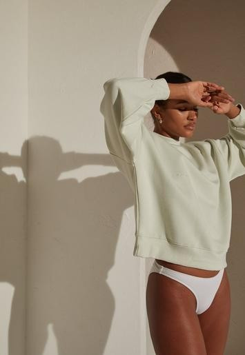 Re_Styld Mint Crew Neck Jumper | Missguided (UK & IE)