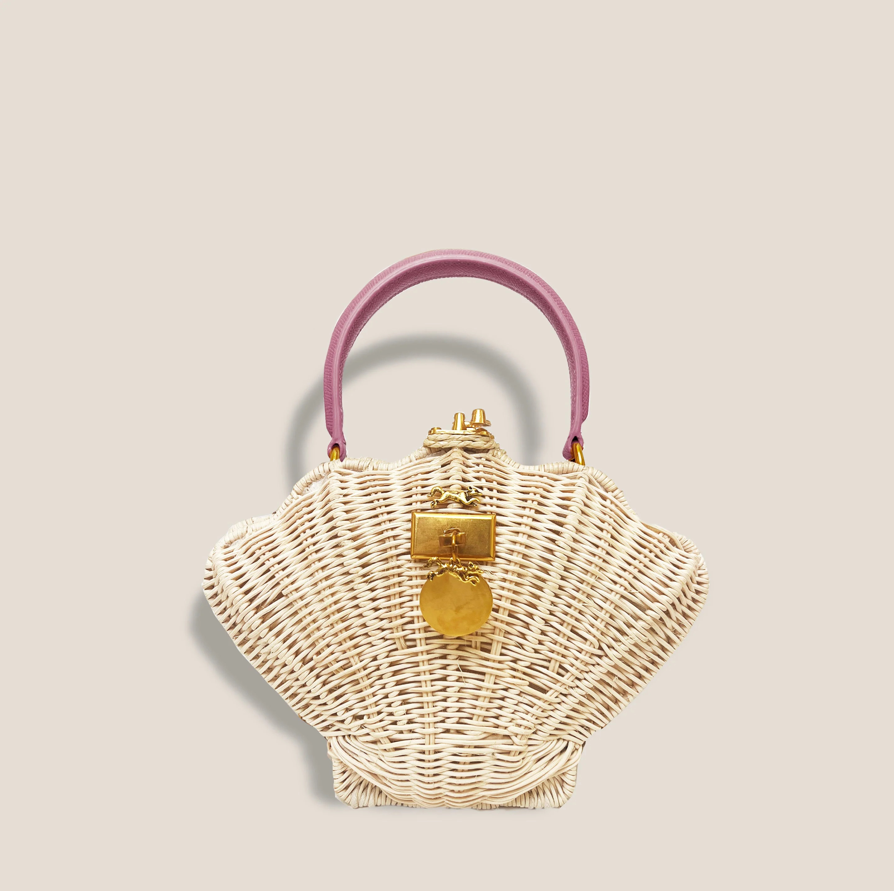 MME.MINK SHELL Clutch - PINK | MME.MINK