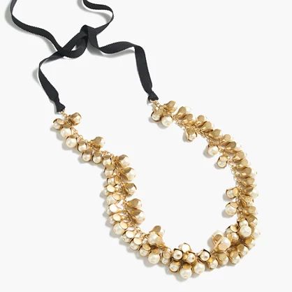 Pearl rosebud necklace | J.Crew US