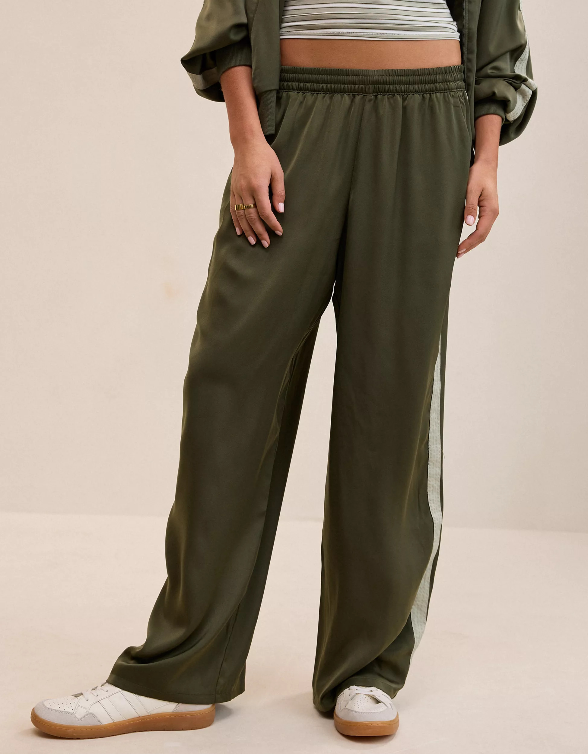 OVERSLEPT by Aerie Liquid Satin PJ Pant | Aerie