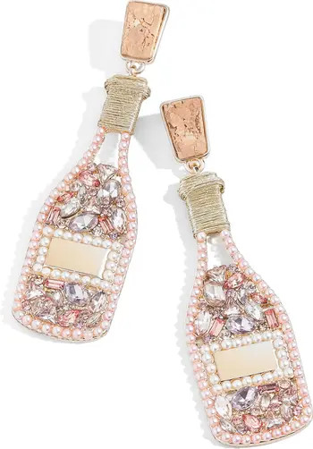 BaubleBar Rosé Bottle Drop Earrings | Nordstrom | Nordstrom