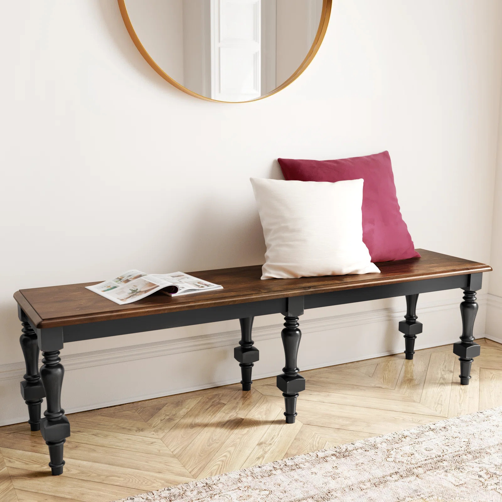 Soho 18" Height Solid Wood Bench | Wayfair North America