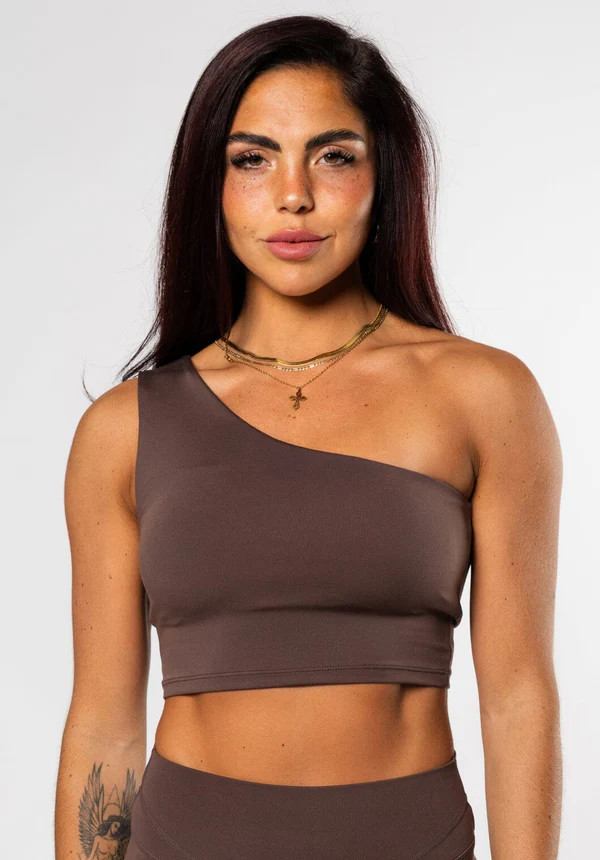 Reluna™ Single Shoulder Brami Teddy | Paragon Fitwear
