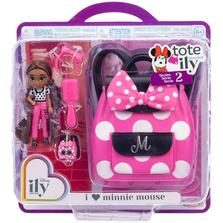 Disney Tote Ily Teenies Series 2 I Love Minnie Mouse Mini Doll | Walmart (US)