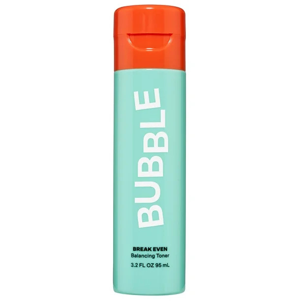 Bubble Skincare Break Even Balancing Toner, Normal, Oily & Combo Skin, 3.2 fl oz | Walmart (US)