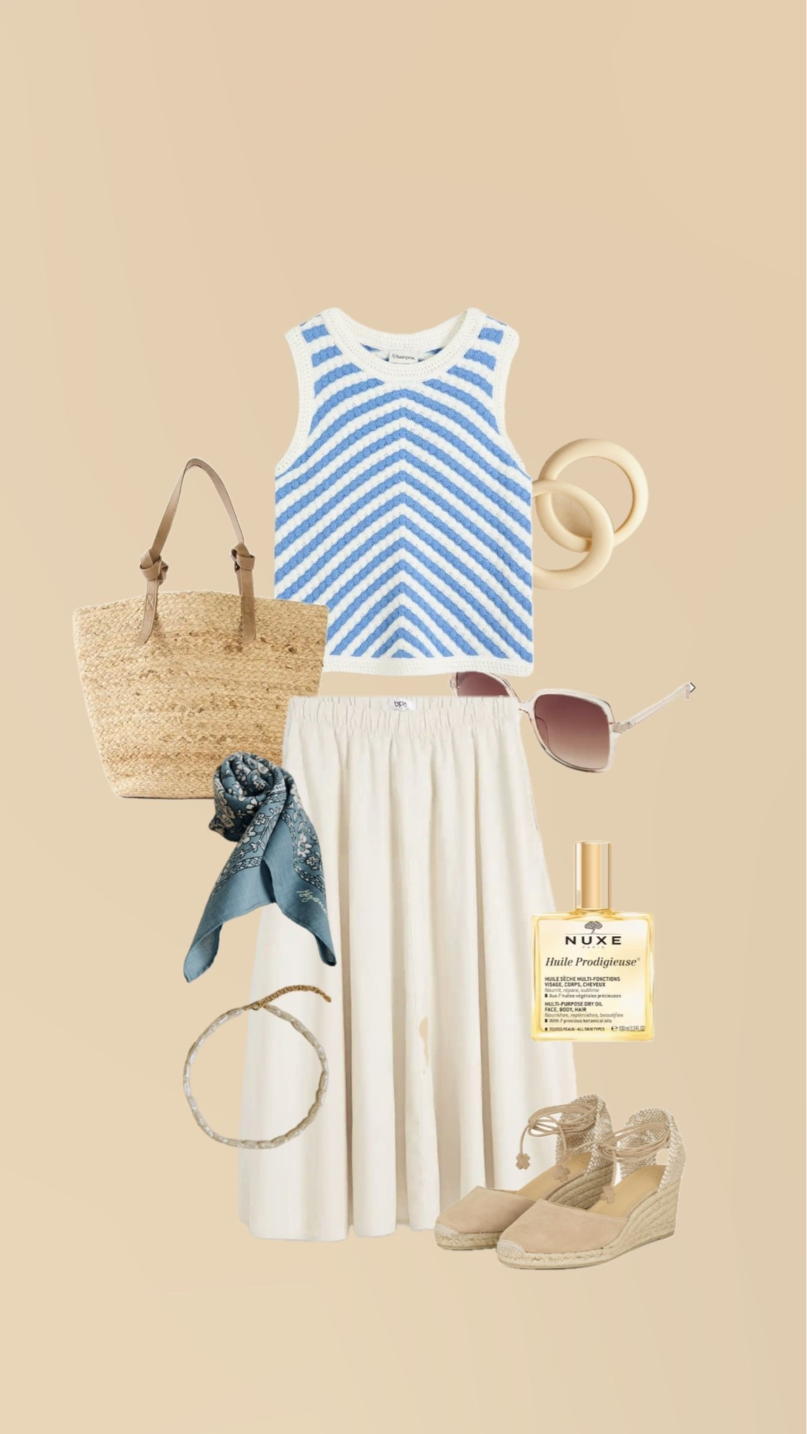 Sommeroutfit: Häkeltop, weißer Rock, Basttasche & Espadrilles

#LTKsummer #LTKshoes #LTKstyletip