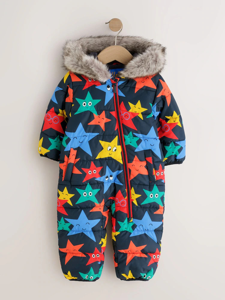 Star Print Padded Snowsuit (3mths-7yrs) | Next EU