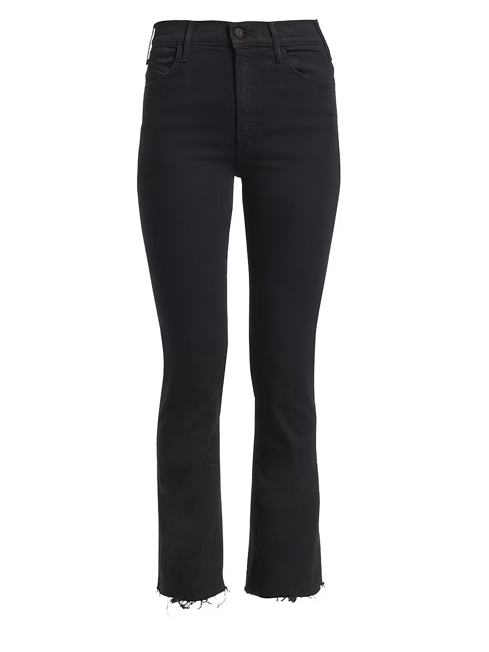 Mother The Hustler High-Rise Ankle Fray Jeans | Saks Fifth Avenue