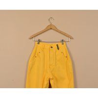 Rocky Mountain Size 22 Xxs Yellow Western High Rise Vintage Jeans | Etsy (US)