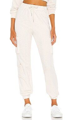 superdown Bethany Cargo Sweatpant in Beige from Revolve.com | Revolve Clothing (Global)