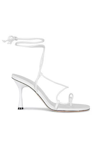 Emily Wrap 90 Heel in White | Revolve Clothing (Global)